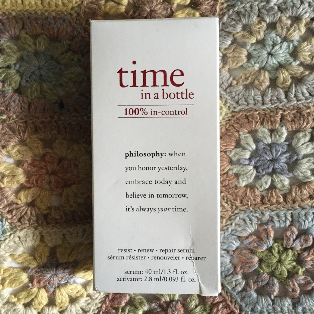 Philosophy Time In A Bottle Serum 40 ml. 1.3 oz.